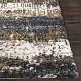 Arboles Abstract Lined Plush Area Rug - Ornate Home