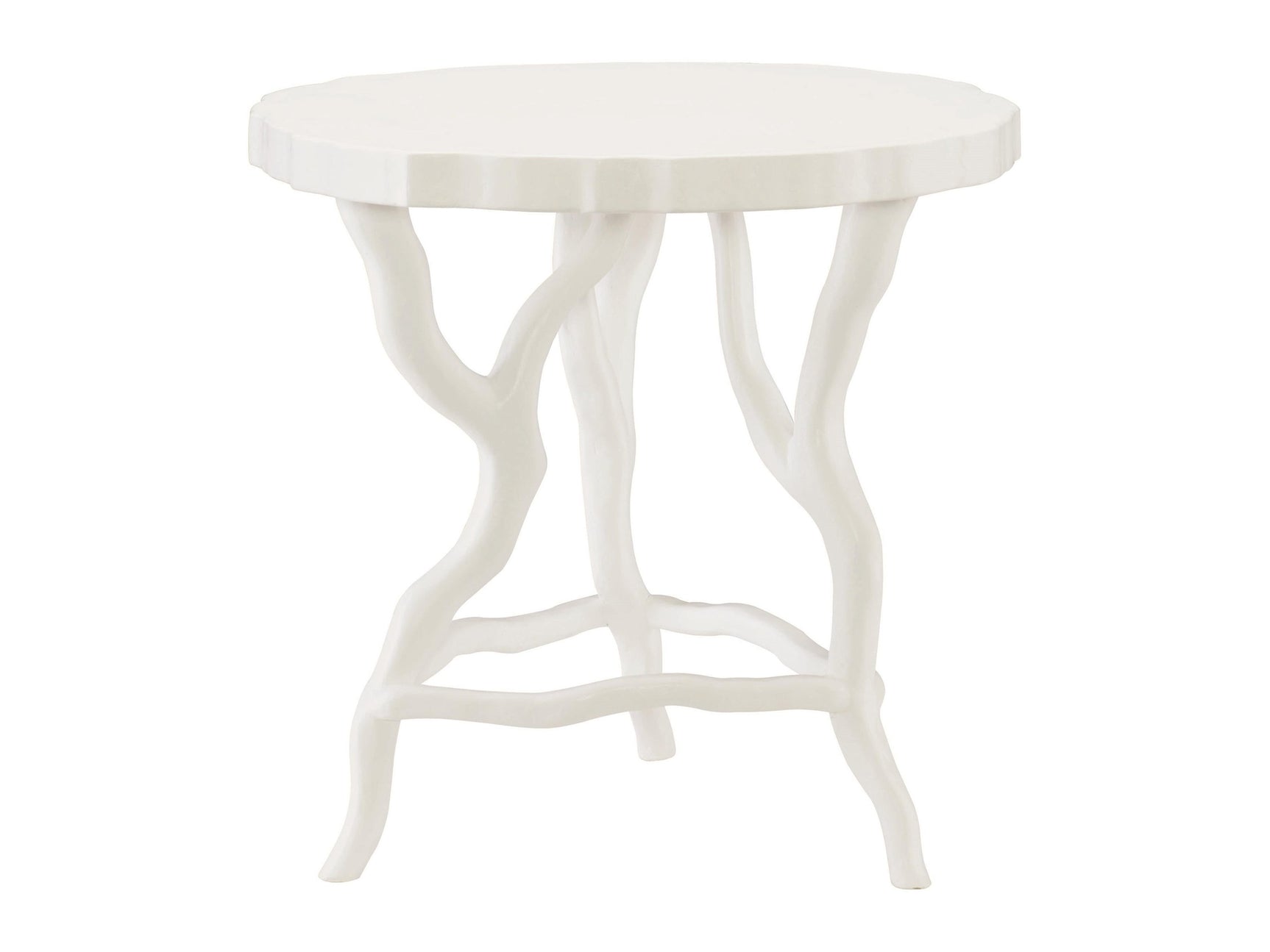 Arbor Chalky White Side Table - Ornate Home