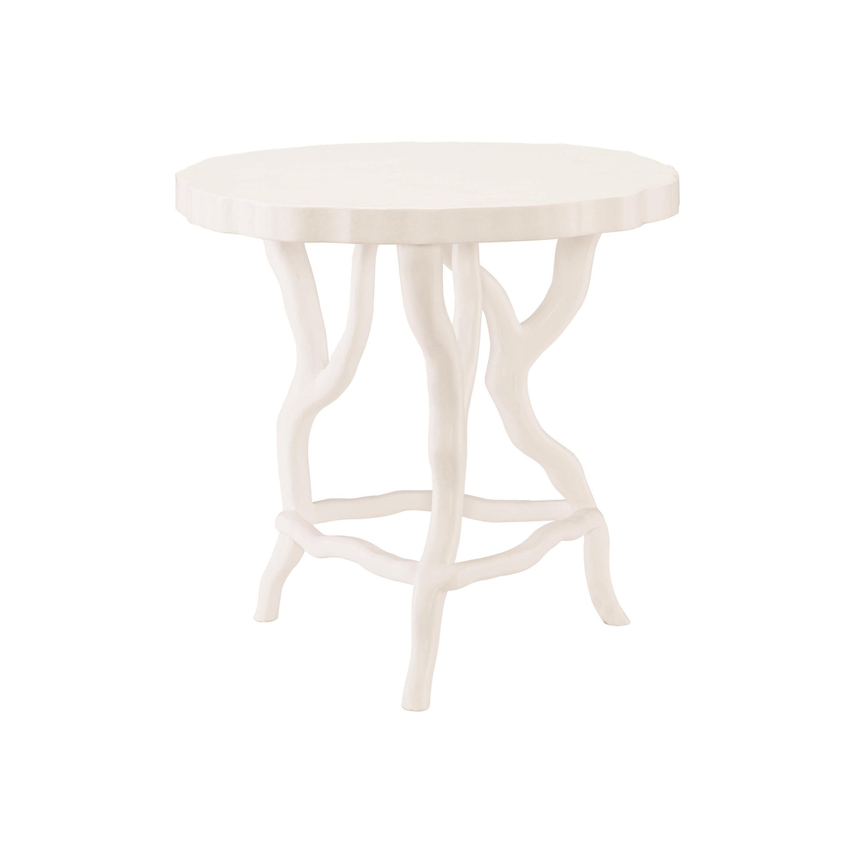 Arbor Chalky White Side Table - Ornate Home