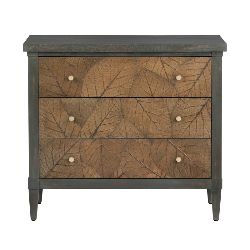 Arbor Gray/Brown Three-Drawer Chest - Ornate Home