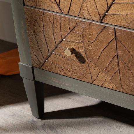 Arbor Gray/Brown Three-Drawer Chest - Ornate Home