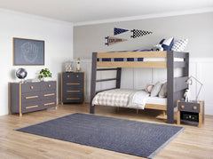 Arbor Gray Full Bunk Bed - Ornate Home