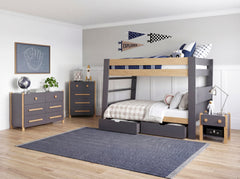 Arbor Gray Full Bunk Bed - Ornate Home