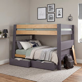 Arbor Gray Full Bunk Bed - Ornate Home