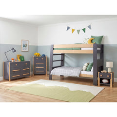 Arbor Gray Twin Bunk Bed - Ornate Home