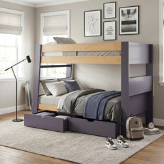Arbor Gray Twin Bunk Bed - Ornate Home