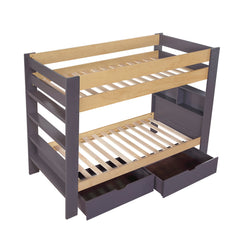 Arbor Gray Twin Bunk Bed - Ornate Home