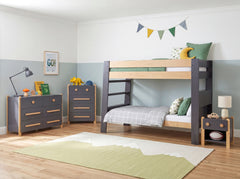 Arbor Gray Twin Bunk Bed - Ornate Home
