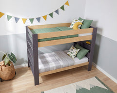 Arbor Gray Twin Bunk Bed - Ornate Home