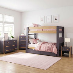 Arbor Gray Twin Bunk Bed - Ornate Home