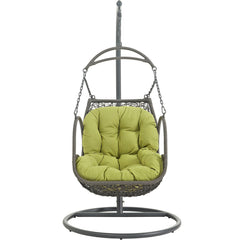 Arbor Peridot Outdoor Patio Wood Swing Chair - Ornate Home