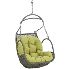 Arbor Peridot Outdoor Patio Wood Swing Chair - Ornate Home