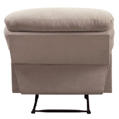 Arcadia Beige Woven Fabric Motion Recliner - Ornate Home