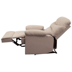 Arcadia Beige Woven Fabric Motion Recliner - Ornate Home
