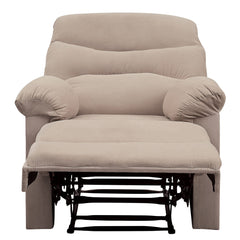 Arcadia Beige Woven Fabric Motion Recliner - Ornate Home
