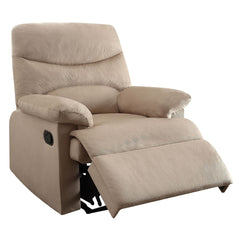 Arcadia Beige Woven Fabric Motion Recliner - Ornate Home
