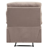 Arcadia Beige Woven Fabric Recliner (Motion) - Ornate Home