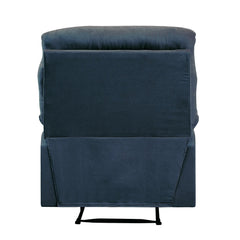 Arcadia Blue Woven Fabric Recliner (Motion) - Ornate Home