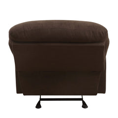 Arcadia Chocolate Microfiber Motion Recliner - Ornate Home