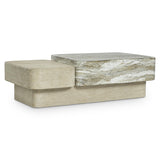 Arcadia Clay/Kalta Faux Stone Cocktail Table - Ornate Home