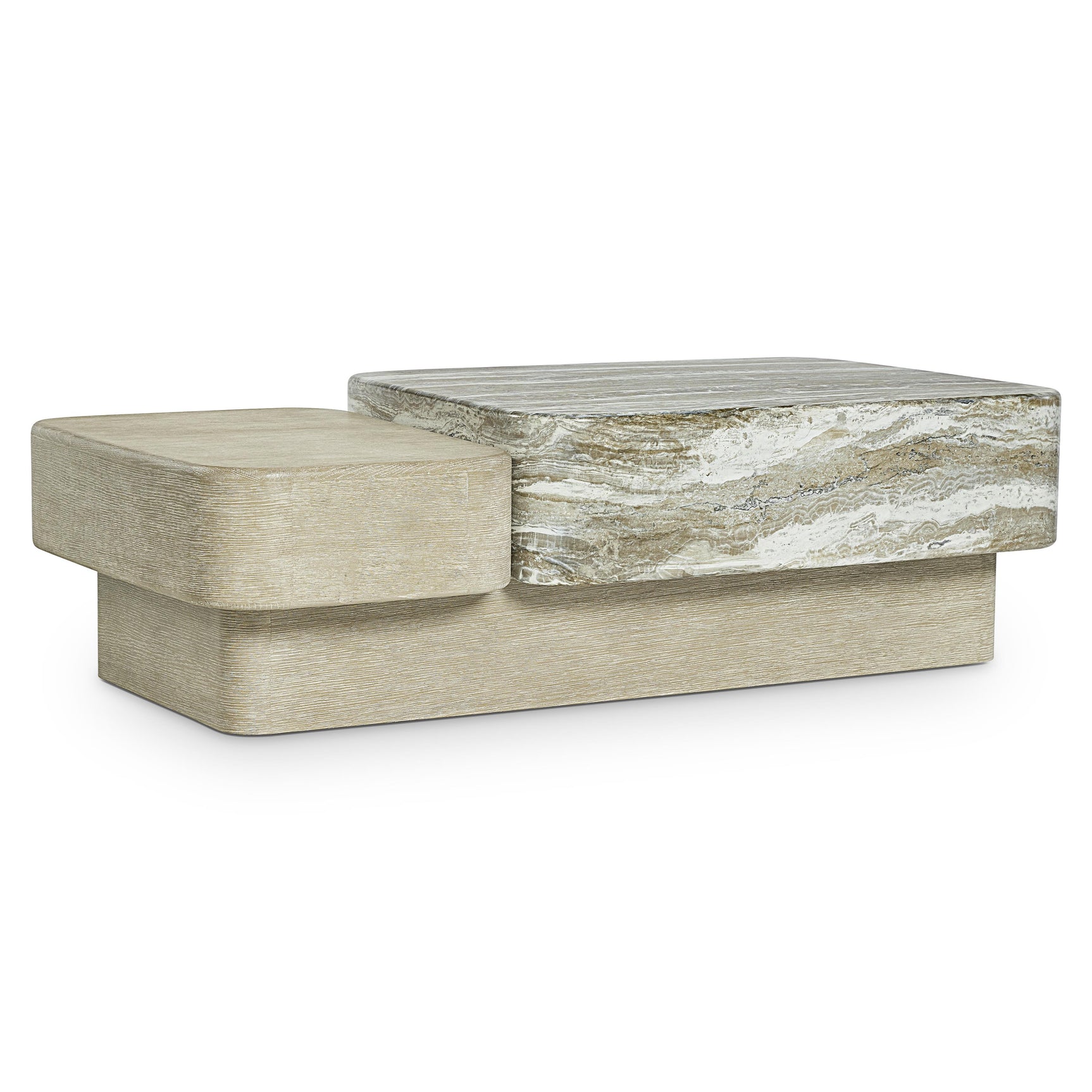 Arcadia Clay/Kalta Faux Stone Cocktail Table - Ornate Home