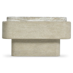 Arcadia Clay/Kalta Faux Stone Cocktail Table - Ornate Home