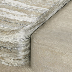 Arcadia Clay/Kalta Faux Stone Cocktail Table - Ornate Home