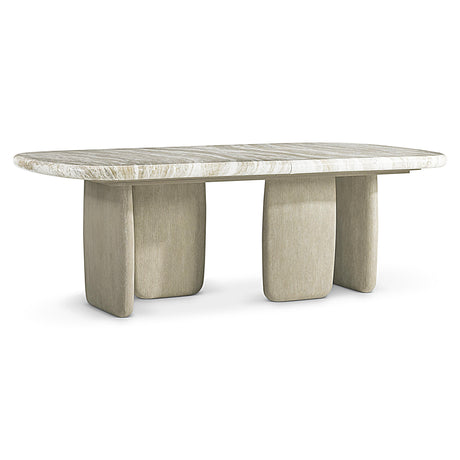 Arcadia Clay/Kalta Faux Stone Dining Table - Ornate Home