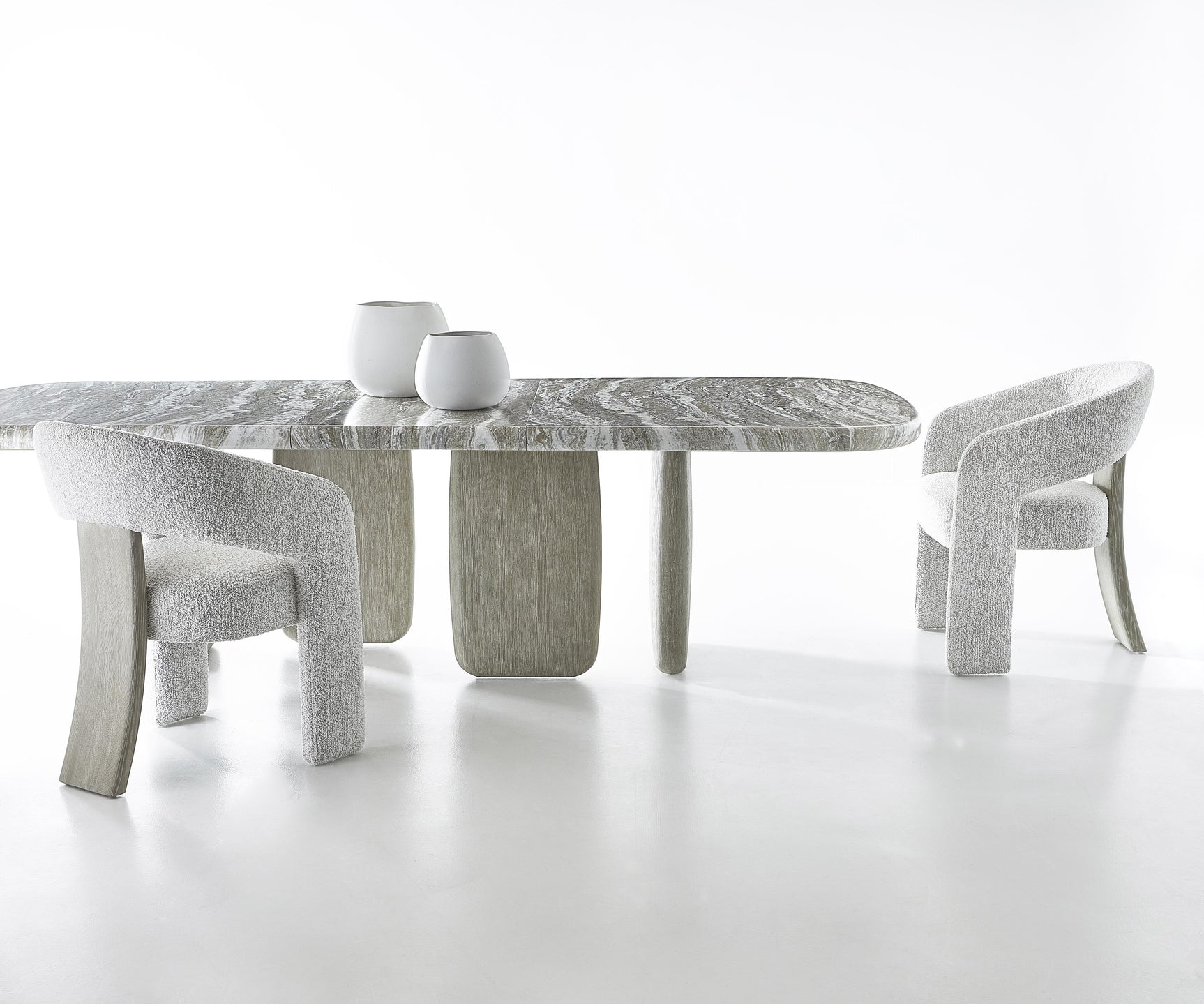 Arcadia Clay/Kalta Faux Stone Dining Table - Ornate Home