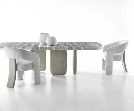 Arcadia Clay/Kalta Faux Stone Dining Table - Ornate Home