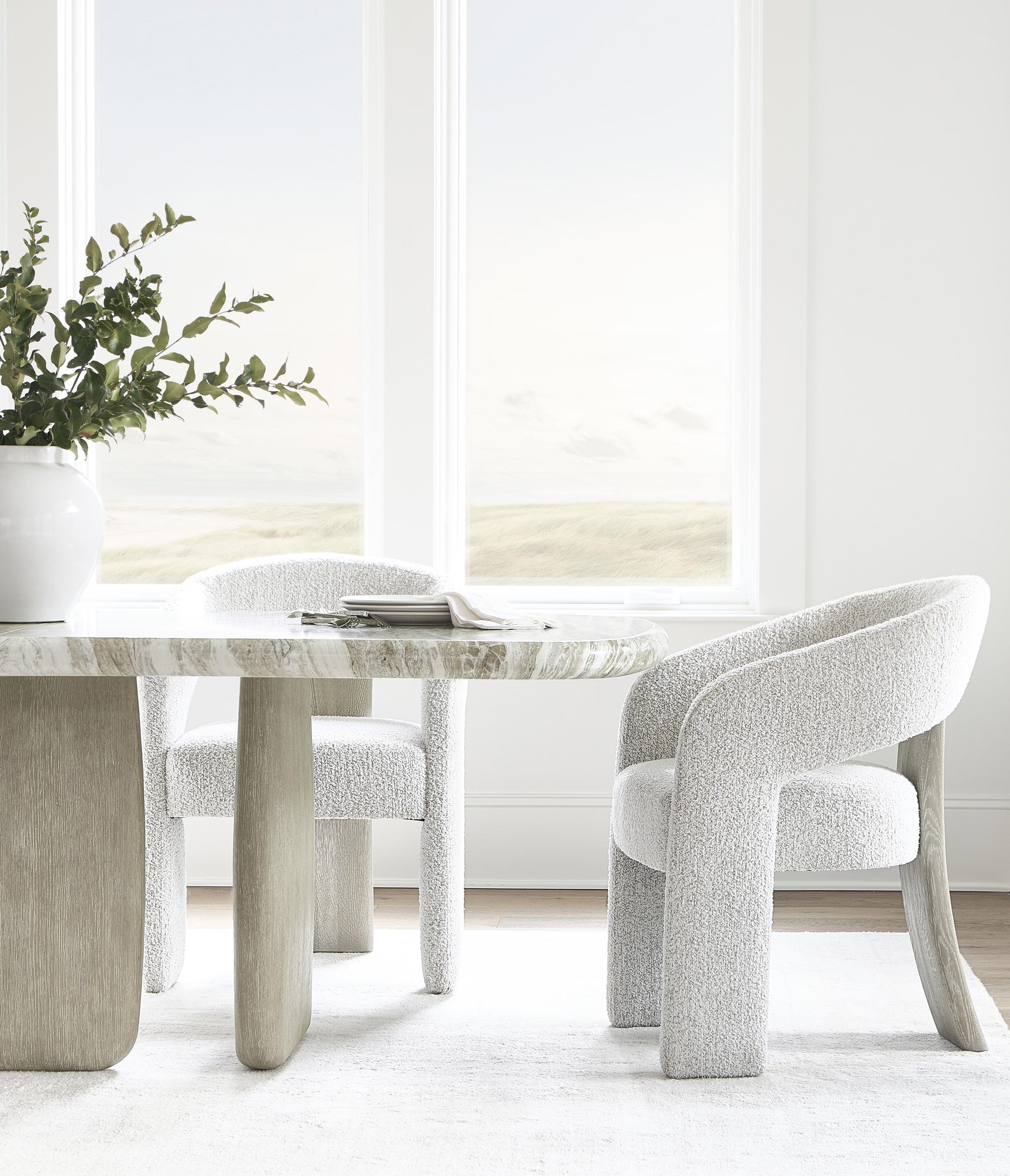 Arcadia Clay/Kalta Faux Stone Dining Table - Ornate Home