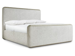 Arcadia Clay/White/Cream Panel King Bed - Ornate Home
