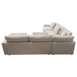 Arcadia Cream 3pc Corner Sectional - Ornate Home