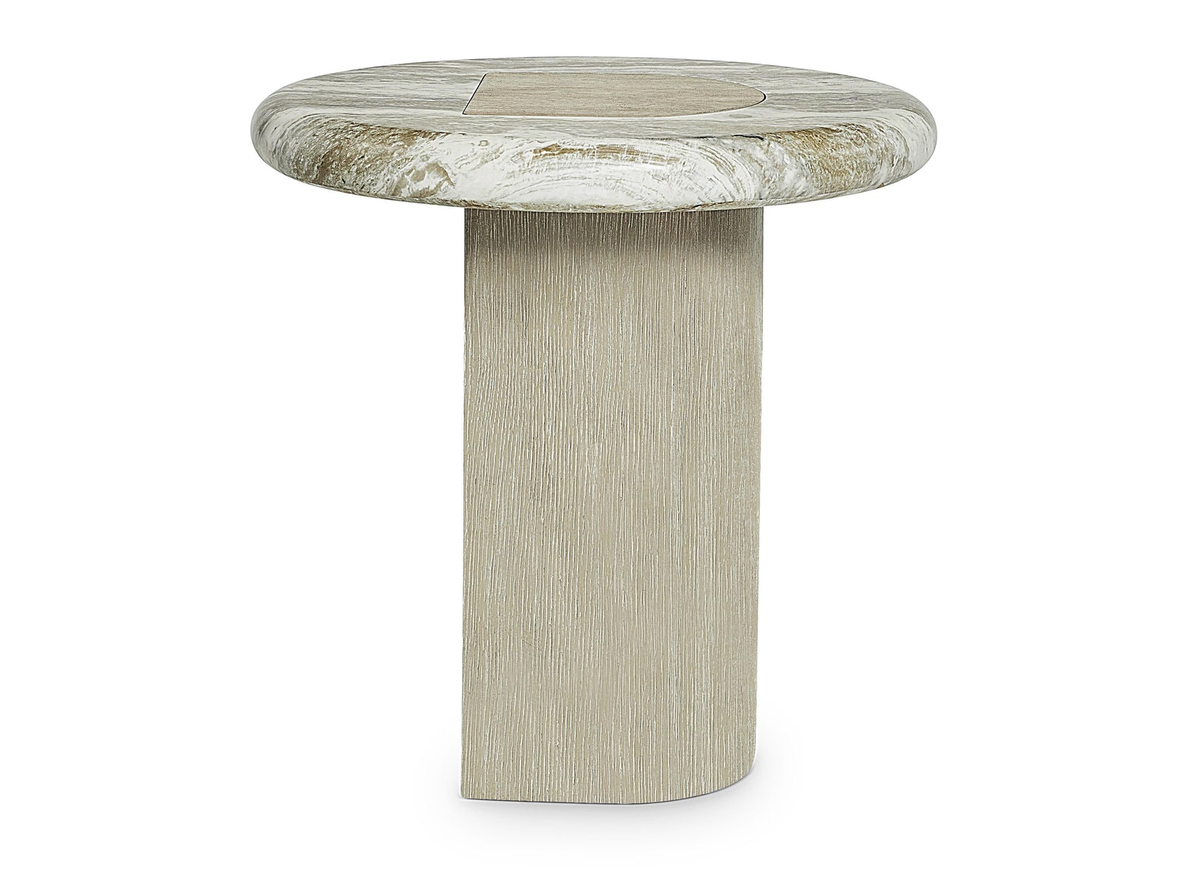Arcadia Kalta Faux Stone/Clay Accent Table - Ornate Home