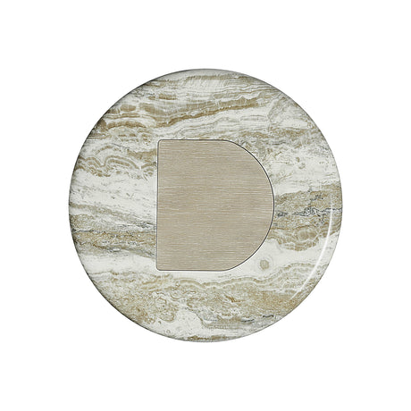 Arcadia Kalta Faux Stone/Clay Accent Table - Ornate Home