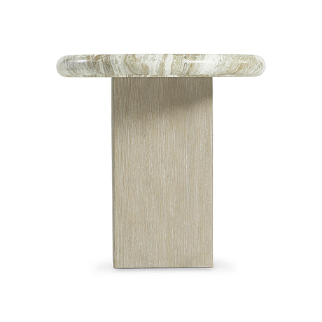 Arcadia Kalta Faux Stone/Clay Accent Table - Ornate Home