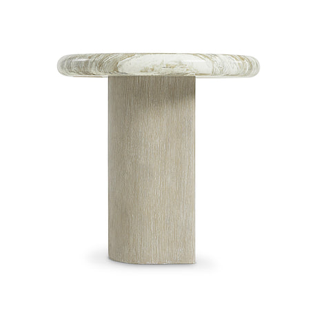 Arcadia Kalta Faux Stone/Clay Accent Table - Ornate Home