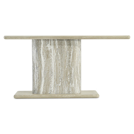Arcadia Kalta Faux Stone/Clay Console Table - Ornate Home