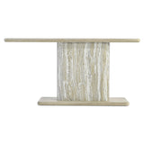 Arcadia Kalta Faux Stone/Clay Console Table - Ornate Home
