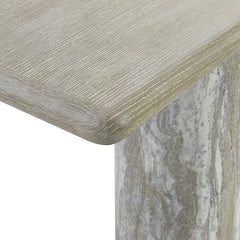 Arcadia Kalta Faux Stone/Clay Console Table - Ornate Home