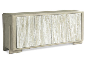 Arcadia Kalta Faux Stone/Clay Entertainment Credenza - Ornate Home