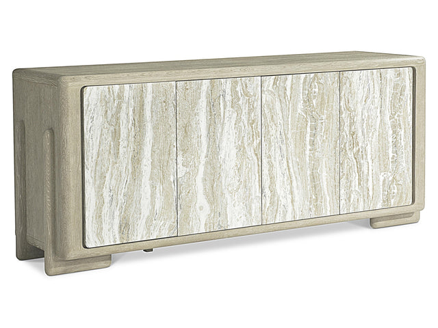 Arcadia Kalta Faux Stone/Clay Entertainment Credenza - Ornate Home
