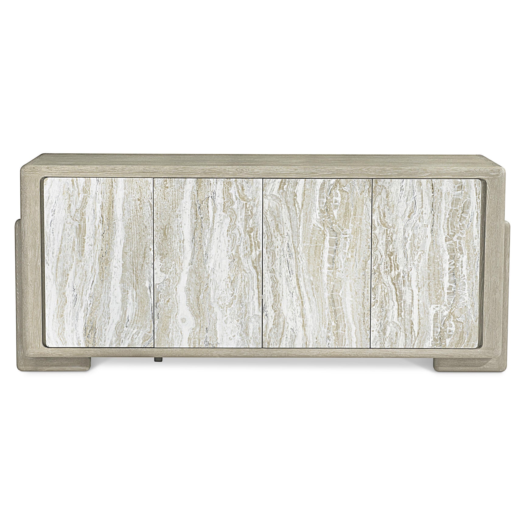 Arcadia Kalta Faux Stone/Clay Entertainment Credenza - Ornate Home