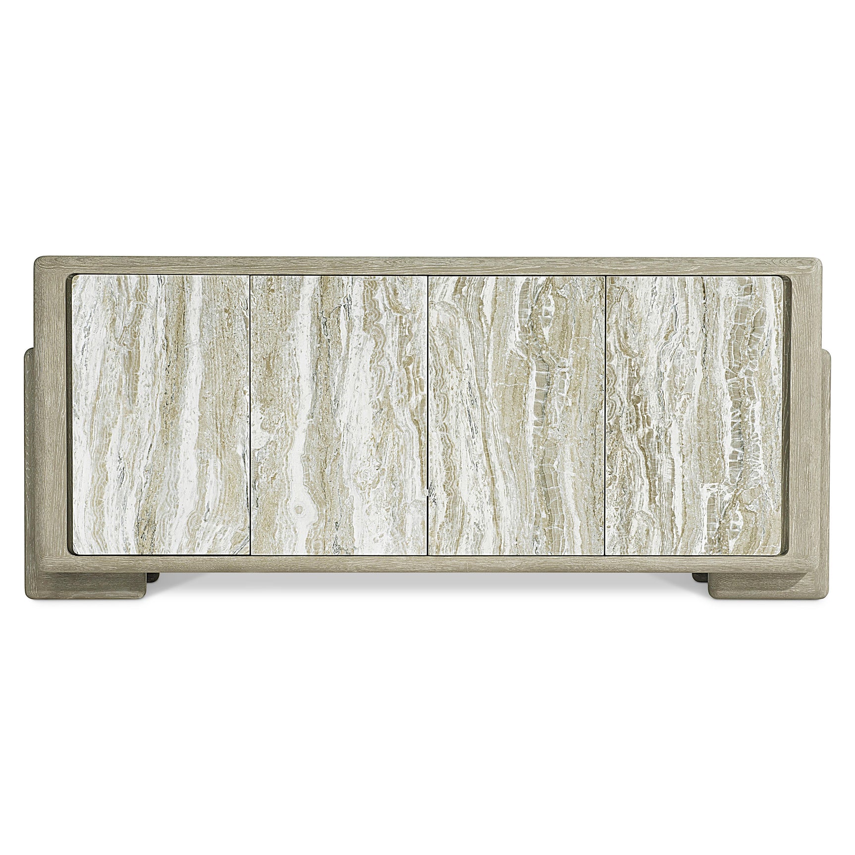 Arcadia Kalta Faux Stone/Clay Entertainment Credenza - Ornate Home