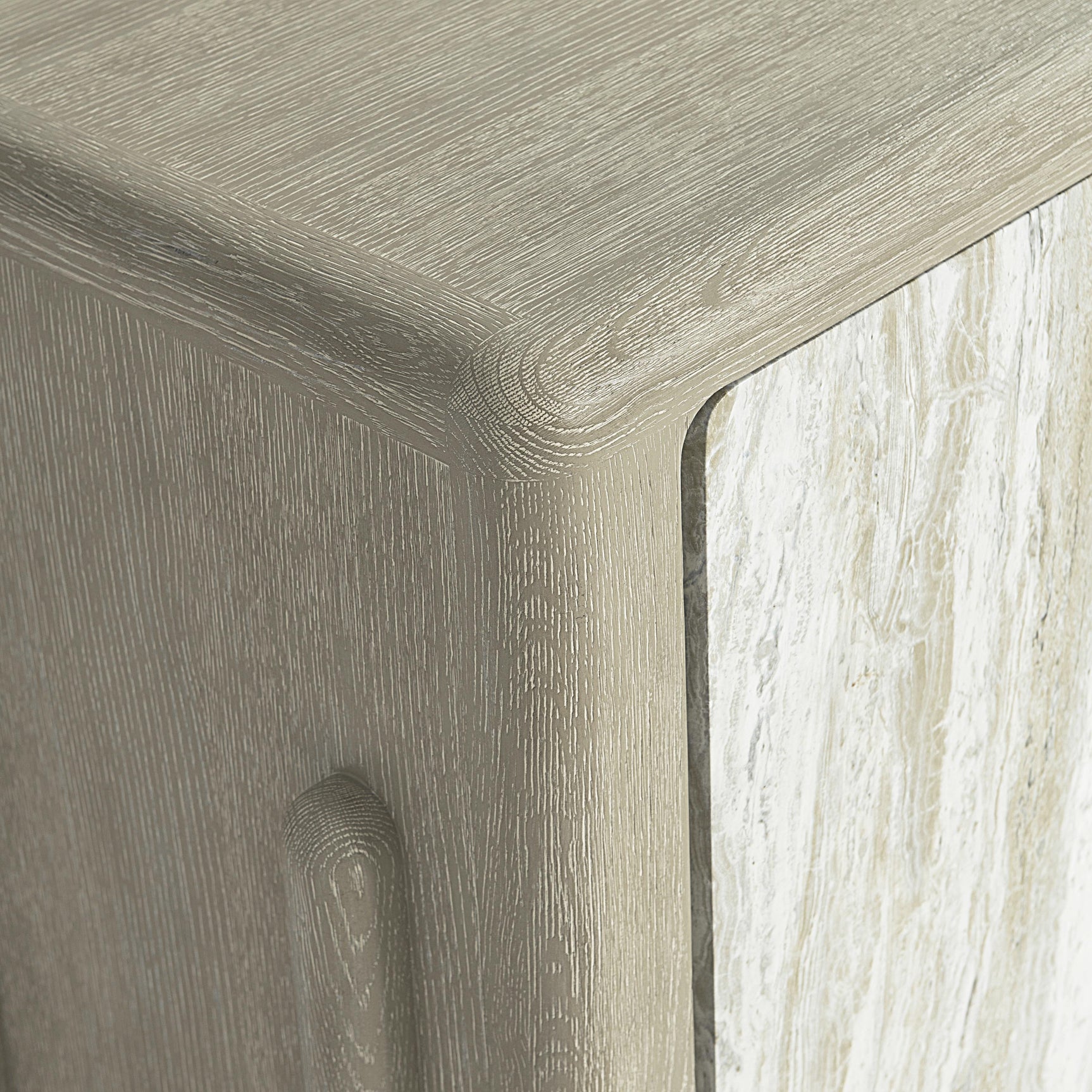 Arcadia Kalta Faux Stone/Clay Entertainment Credenza - Ornate Home