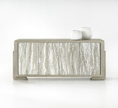 Arcadia Kalta Faux Stone/Clay Entertainment Credenza - Ornate Home