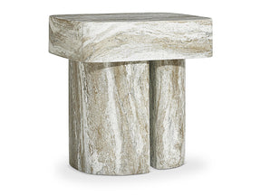 Arcadia Kalta Faux Stone Nightstand - Ornate Home