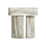 Arcadia Kalta Faux Stone Nightstand - Ornate Home