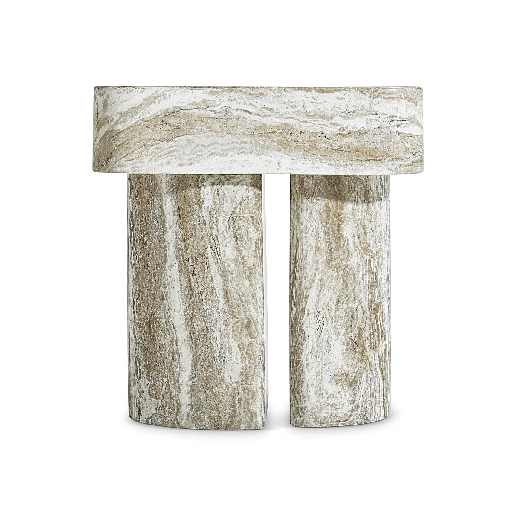 Arcadia Kalta Faux Stone Nightstand - Ornate Home
