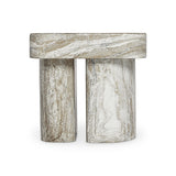 Arcadia Kalta Faux Stone Side Table - Ornate Home